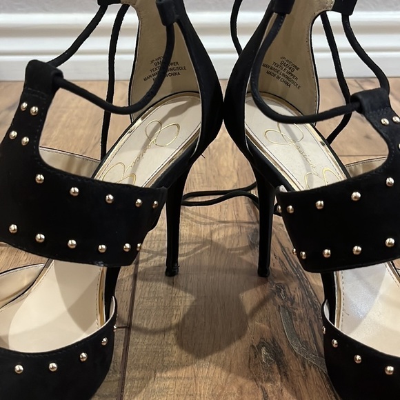 Jessica Simpson Wevire Pump black supreme microsuede heels Size: 9M - Picture 14 of 15